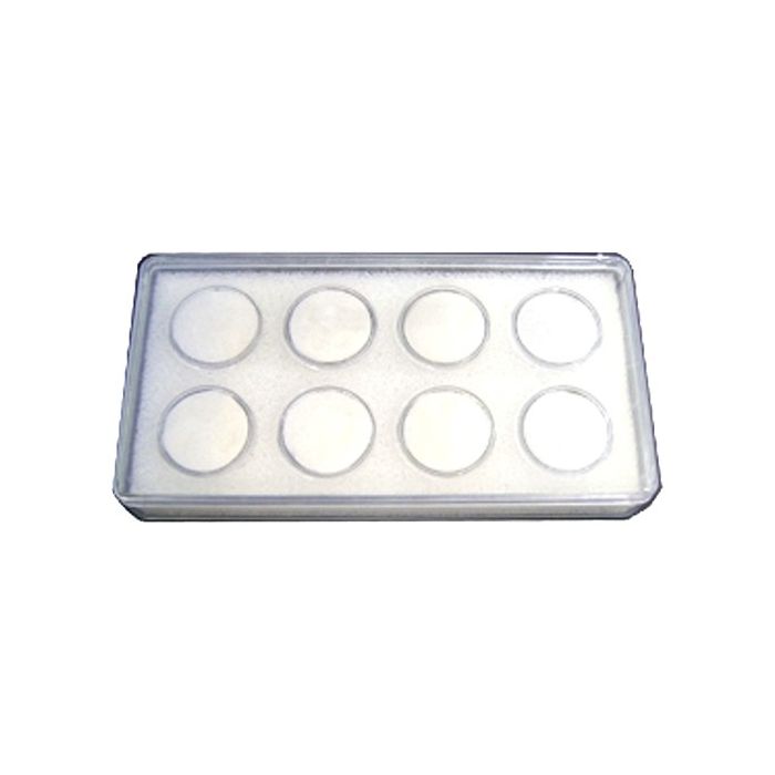 Nail art opbergbox met lege potjes voor steentjes glitterpoeder en folie