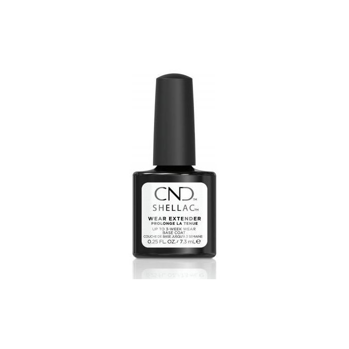 CND Shellac Wear Extender Base Coat 7,3 ml TPO-vrije basislaag bij Belgium Oro Nails nagelgroothandel in Wommelgem, Antwerpen, België