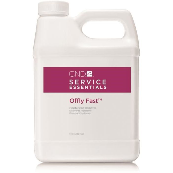 CND Offly Fast 946ml – hydraterende salonremover in grootverpakking voor snelle, milde verwijdering van CND Shellac, Plexigel en Vinylux