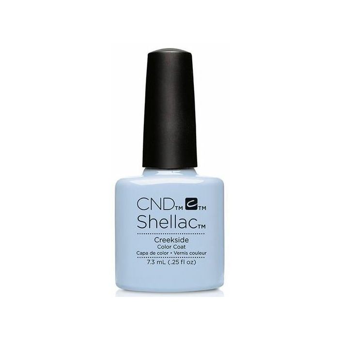 CND Shellac Creekside 7.3ml , een licht blauwe gellak 