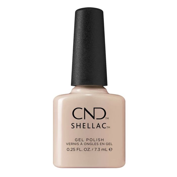 CND Shellac Cuddle Up 7.3ml, een warme beige nude gellak