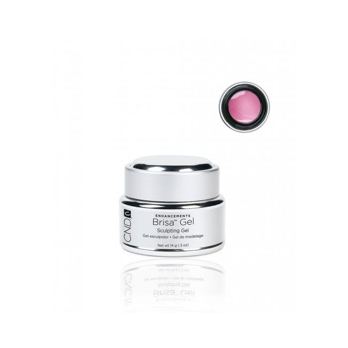 CND BRISA Pure Pink Sheer 42 g hypoallergene sculpting gel pot
