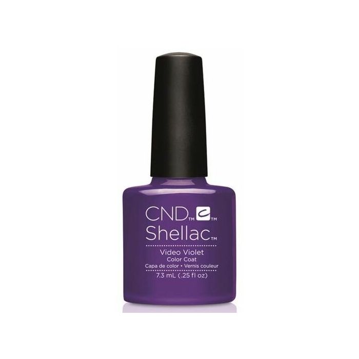 CND Shellac Video Violet 7,3 ml | Koel Violet (Paars) gellak in korting -50%
