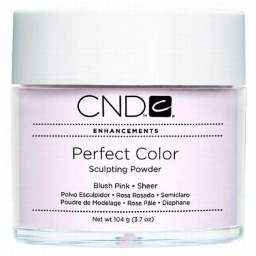 CND Blush Pink Sheer sculpting powder 104g voor natuurlijke nude nagels