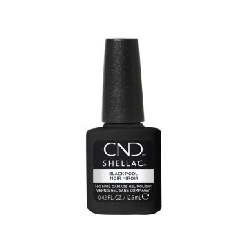 CND SHELLAC Black Pool 12,5 ml zwarte gellak