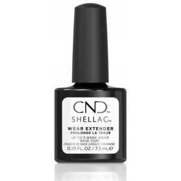 CND Shellac Wear Extender Base Coat 7,3 ml TPO-vrije basislaag bij Belgium Oro Nails nagelgroothandel in Wommelgem, Antwerpen, België