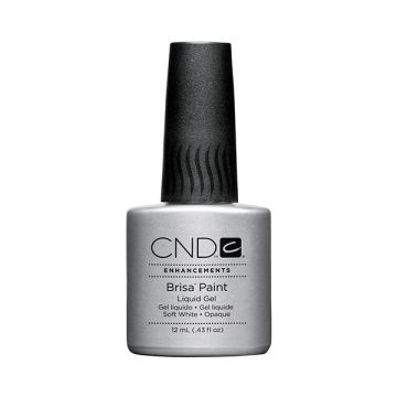 CND BRISA Paint Pure White Opaque witte French manicure smile line