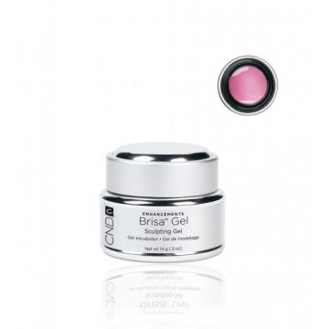 CND BRISA Pure Pink Sheer 42 g hypoallergene sculpting gel pot