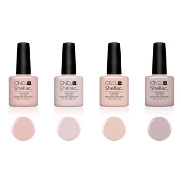 CND Shellac Nude Collection 4PC