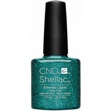 CND Shellac Emerald Lights 7