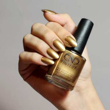 CND Vinylux It's Getting Golder 458 