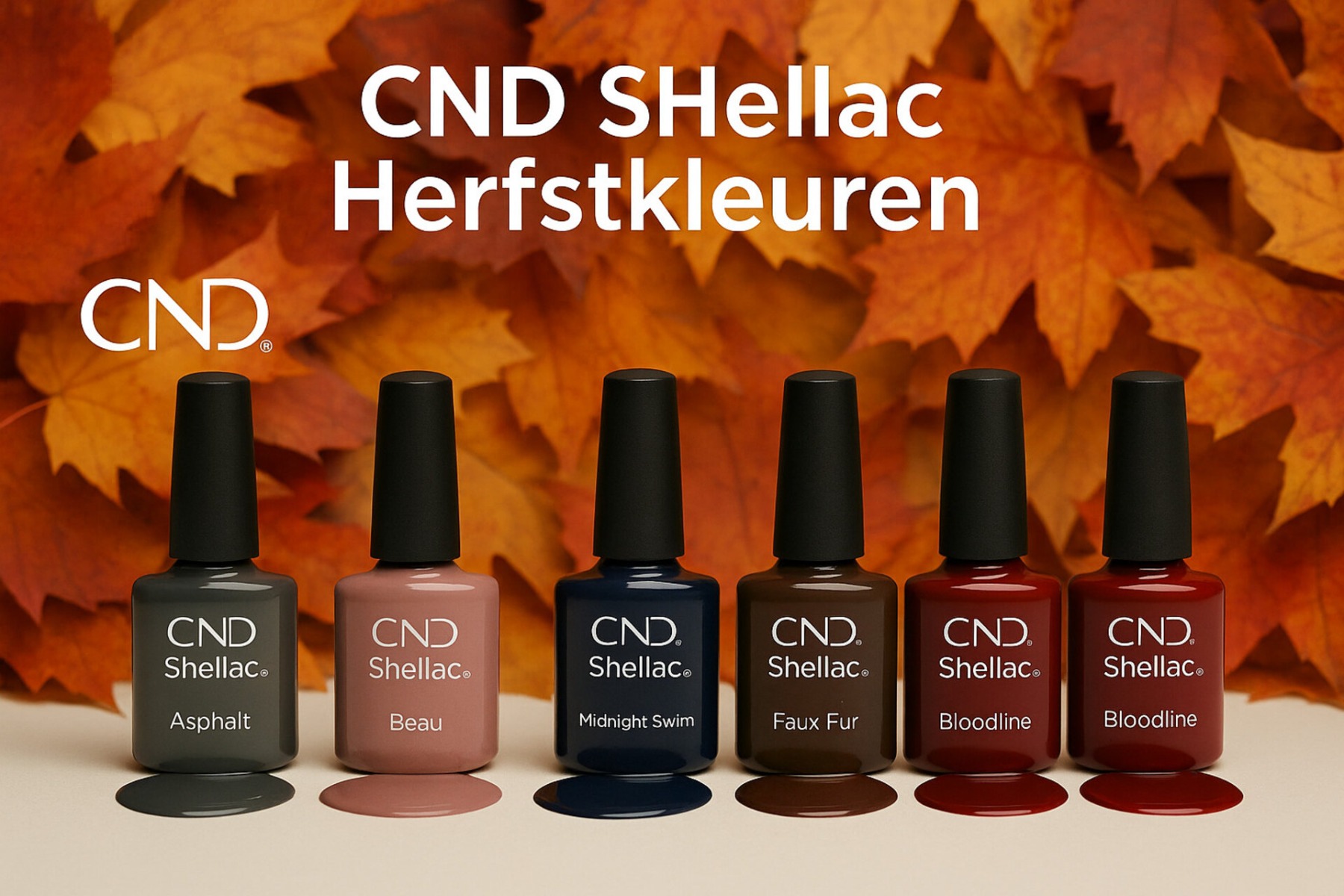 Banner voor CND Shellac Herfstkleuren